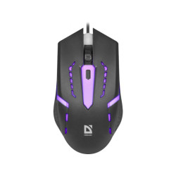 Mouse defender cablato flash mb-600l ottico led 1200dpi 4 tasti