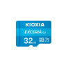 32gb scheda microsdhc kioxia exceria gen2 uhs-i u3 v30 blu [lmex2l032gg2]