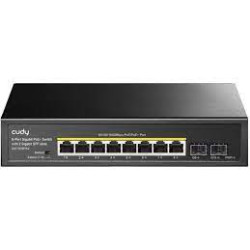 Switch cudy gs1008ps2 8xge poe 2xsfp 120w nero [nucudsw8p000005]