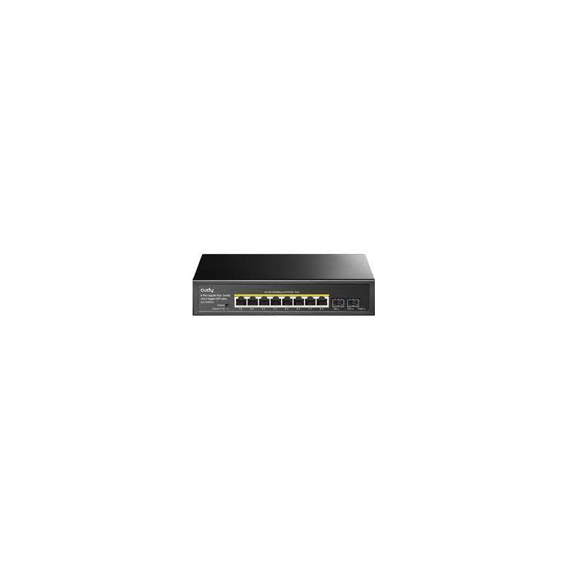 Switch cudy gs1008ps2 8xge poe 2xsfp 120w nero [nucudsw8p000005]