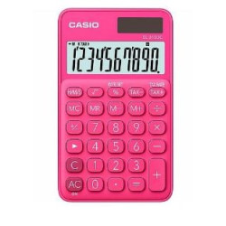 Calcolatrice tascabile casio sl-310uc-rd 10 cifre rosso [sl-310uc-rd