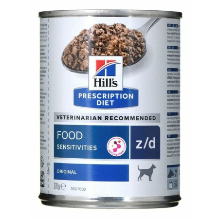 Mangime hill's prescription diet food sensitivities per cani