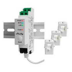 Contatore elettrico shelly relay 'pro 3em' wlan e lan 3x
