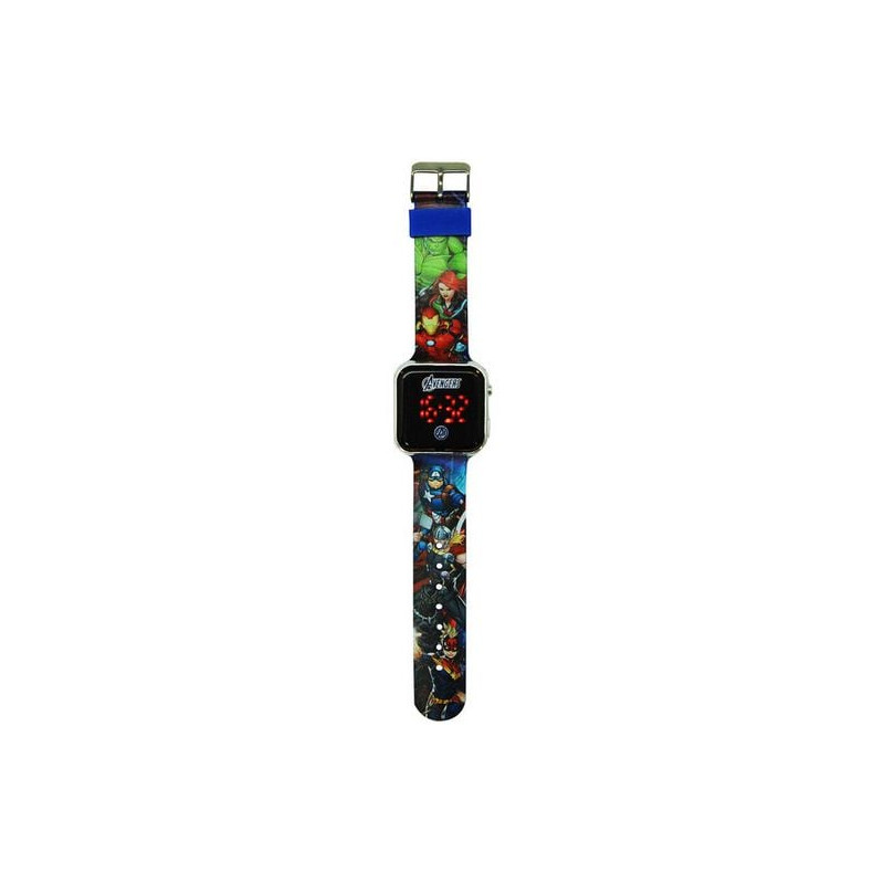 Smartwatch per bambini ds import led avengers multicolore