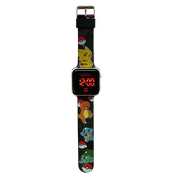 Smartwatch per bambini ds import led pokemon nero