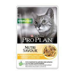 Mangime purina nestle plan pollo sterilizzato per gatti 85g 4pz
