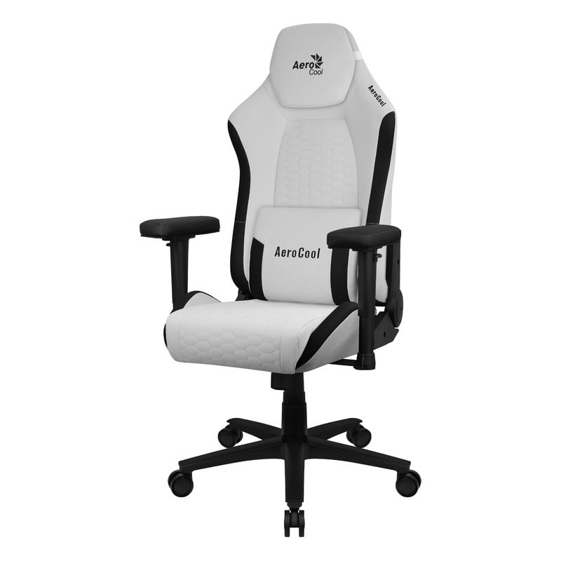 Sedia gaming aerocool crown gaming universale bianco [crown moonstone