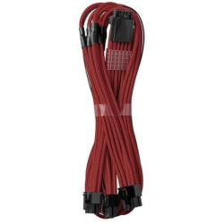 Cavo cablemod pro modmesh 12vhpwr a 3x pci-e 60cm rosso/scuro