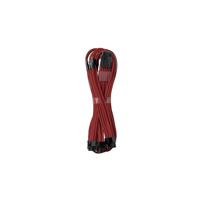 Cavo cablemod pro modmesh 12vhpwr a 3x pci-e 60cm rosso/scuro