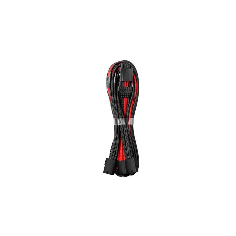 Cavo cablemod pro modmesh 12vhpwr a 3x pci-e 45cm nero/rosso