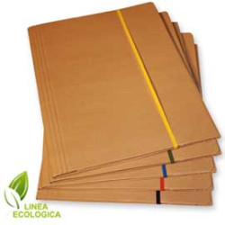 Cartellina in cartone con elastico starline a 3 lembi 25x35 elastico