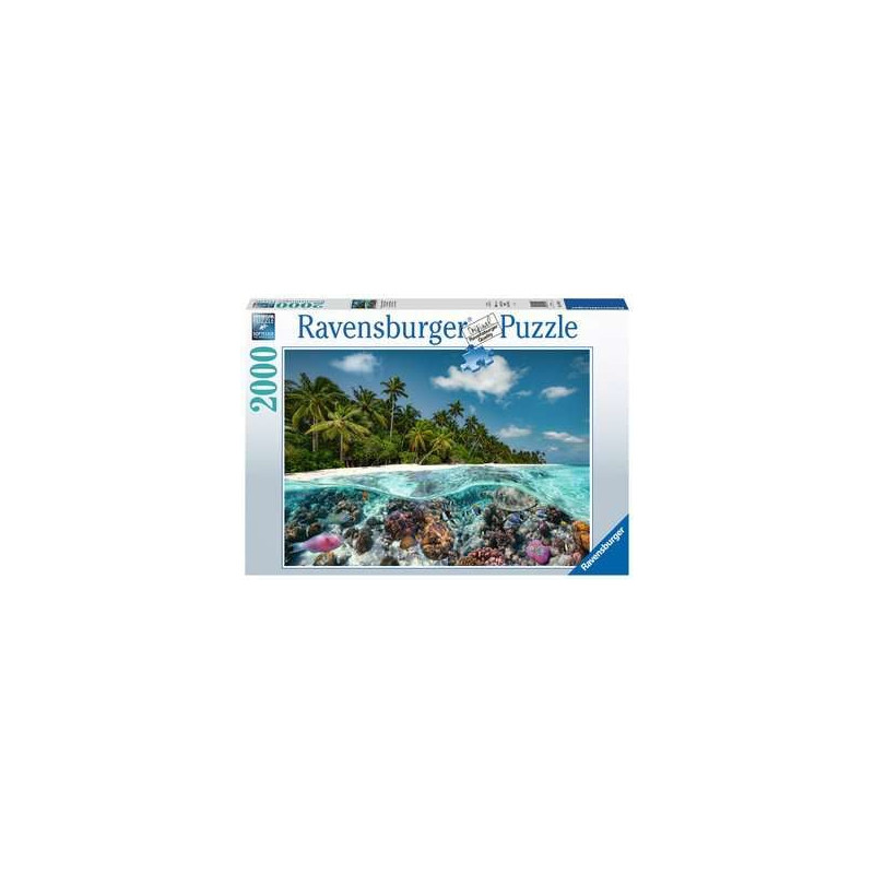Puzzle ravensburger - un'immersione alle maldive 2000pz [17441]