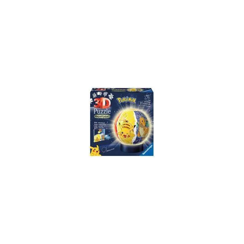 Puzzle ravensburger pokemon - sfera illuminata 3d 72pz [11547]
