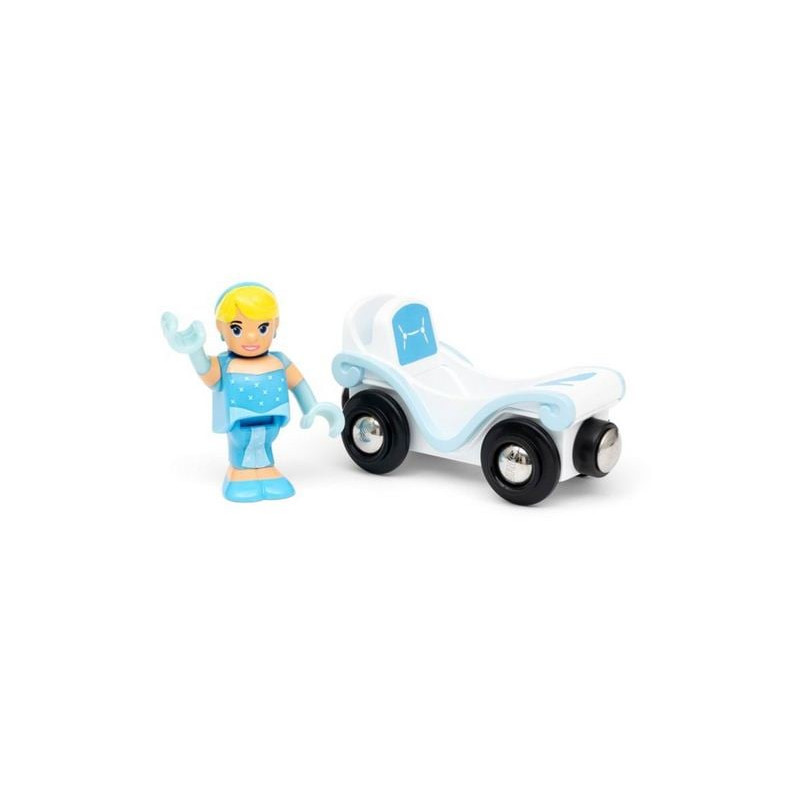 Brio disney princess cenerentola e carro blu/bianco [63332200]