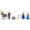 Set da gioco con figurine mattel disney princess frozen small dolls