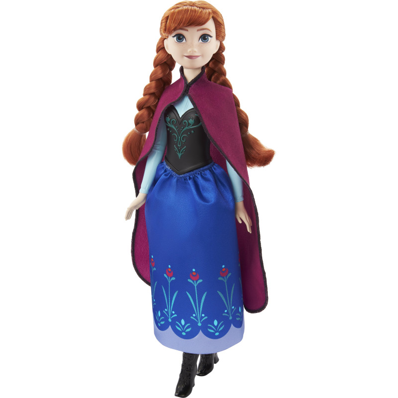 Bambola mattel disney frozen- anna outfit film 1 in plastica