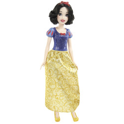 Bambola mattel disney princess biancaneve in plastica tessuto multicolore