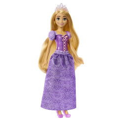 Bambola mattel disney princess rapunzel in plastica tessuto multicolore