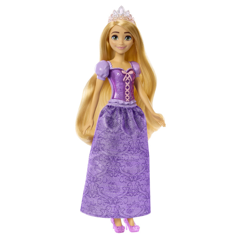 Bambola mattel disney princess rapunzel in plastica tessuto multicolore