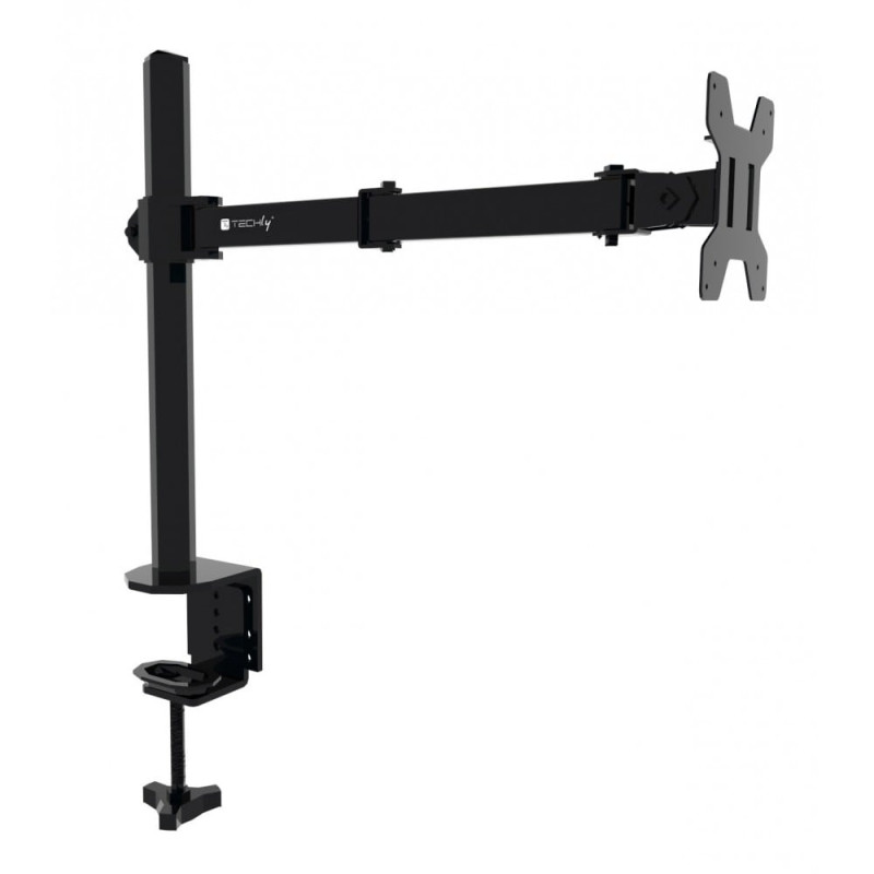Supporto da scrivania techly per monitor 13-27'' doppio