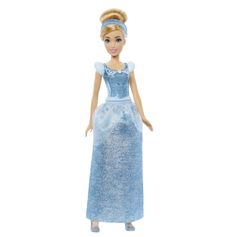 Bambola mattel disneyprincess fashion cinderella in plastica/tessuto