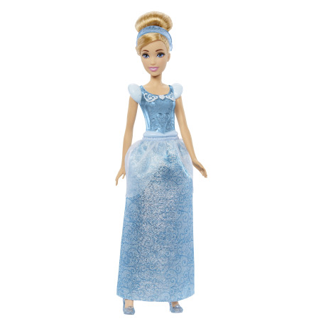 Bambola mattel disneyprincess fashion cinderella in plastica/tessuto
