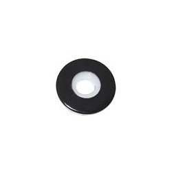 Rosetta tonda ghidini serie minny per porta 50mm nero [88948531005]