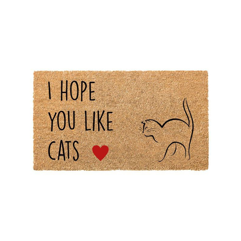 Zerbino xtra cocco/pvc antiscivolo gatti 40 x 70 cm h 1.4cm [gg00521]