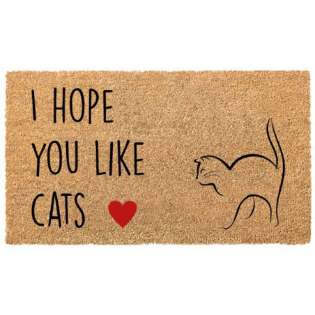 Zerbino xtra cocco/pvc antiscivolo gatti 40 x 70 cm h 1.4cm [gg00521]