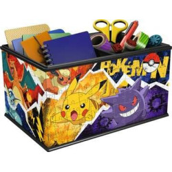 Puzzle 3d ravensburger pokemon - scatola portaoggetti [11546]