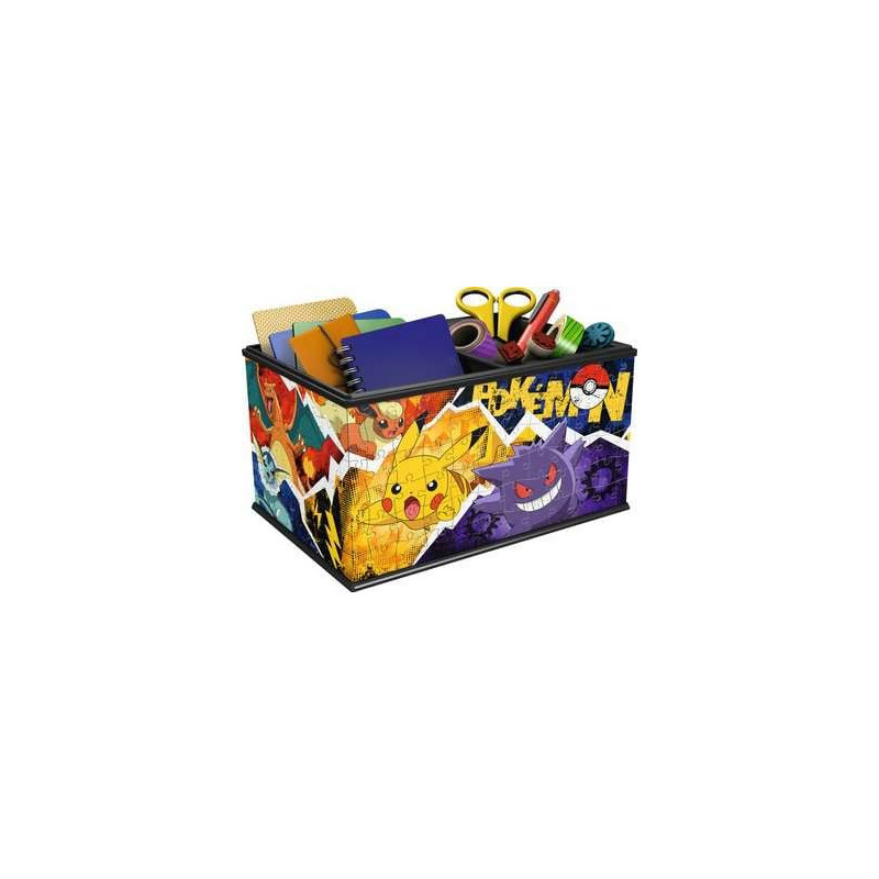 Puzzle 3d ravensburger pokemon - scatola portaoggetti [11546]