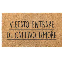 Zerbino xtra cocco/pvc vietato entrare 40x70cm [gg00452]