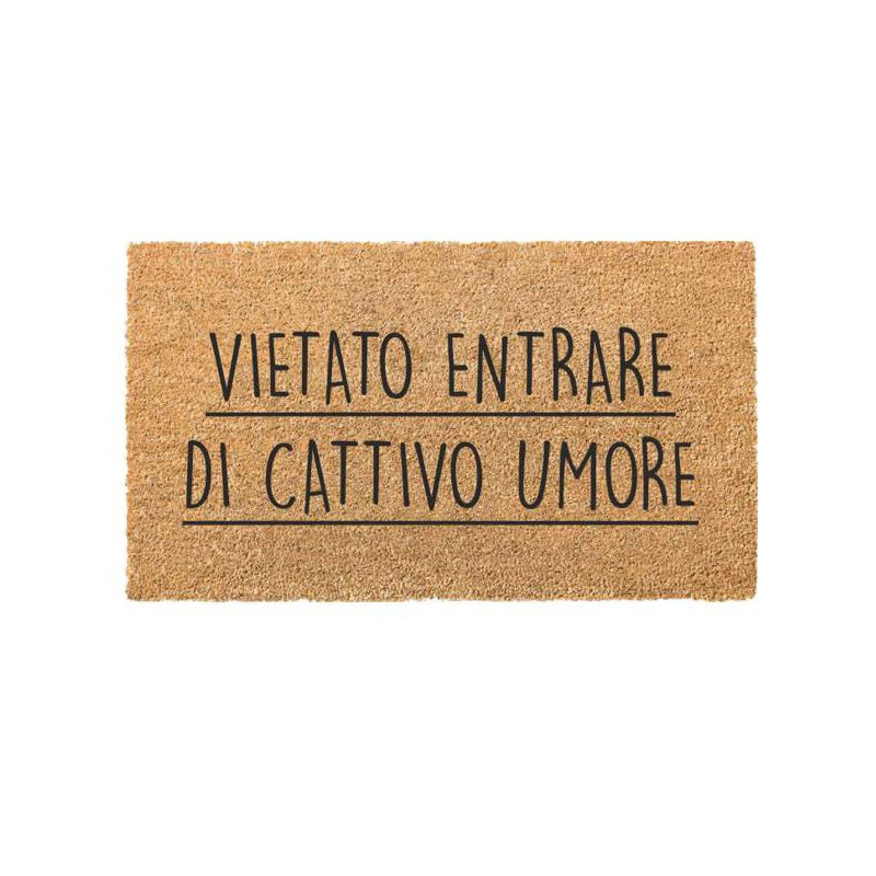 Zerbino xtra cocco/pvc vietato entrare 40x70cm [gg00452]