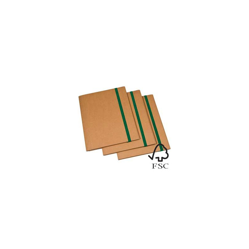 Cartellina in cartone con elastico starline a 3 lembi 25x35cm elastico