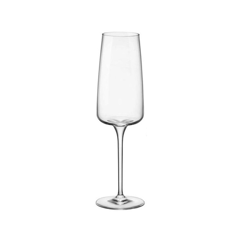 calice in vetro bormioli flute nexo champagne 24cl pz .6 trasparente