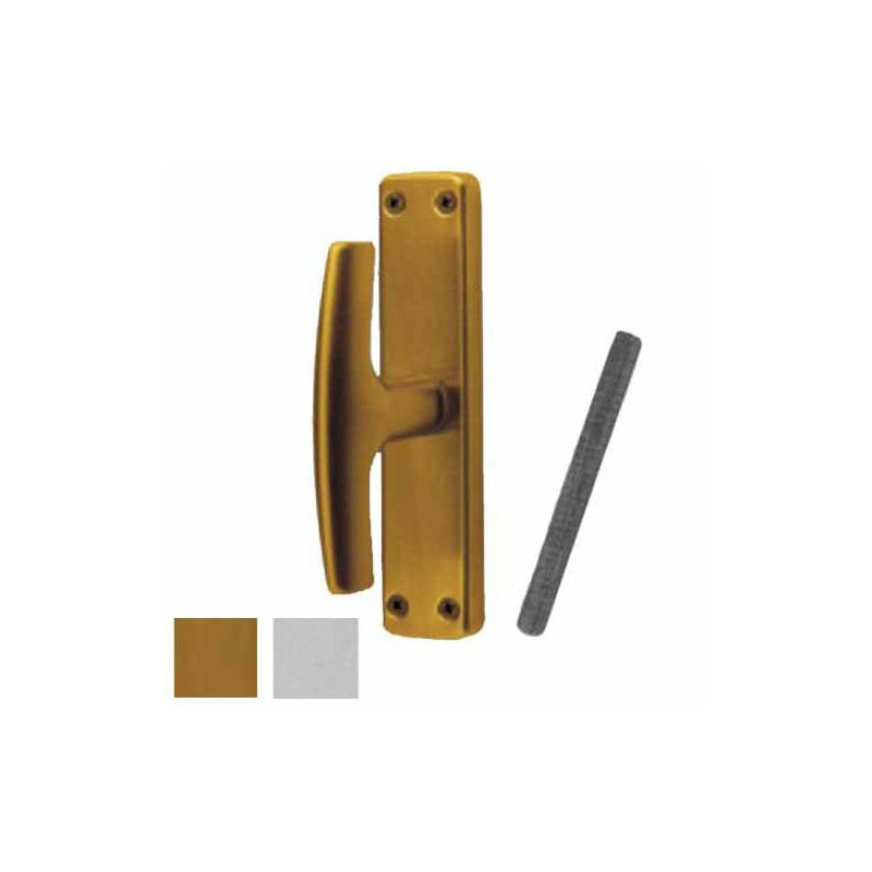 Martellina ghidini alox all arg con placca alluminio bronzato/argentato