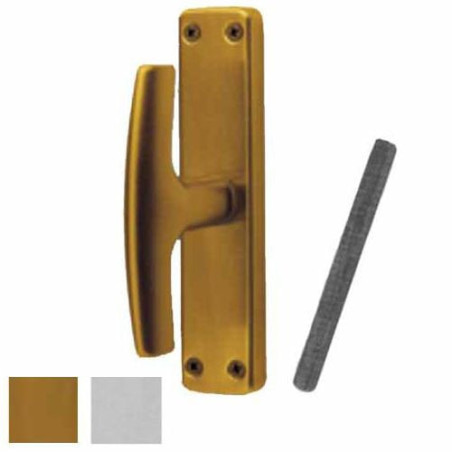 Martellina ghidini alox all arg con placca alluminio bronzato/argentato