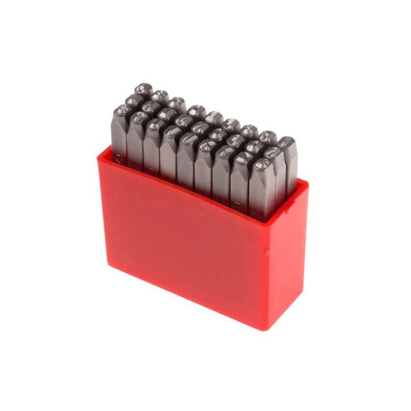 Punzoni lettere krino in acciaio 8mm 27pz [65015110]