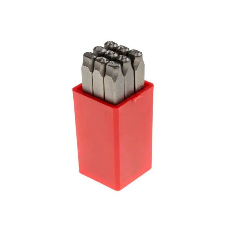 Punzoni numeri krino in acciaio 2mm 9pz [65015000]