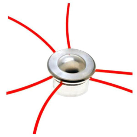 Testina multifilo arnoplast universale a 6 fili in alluminio argento