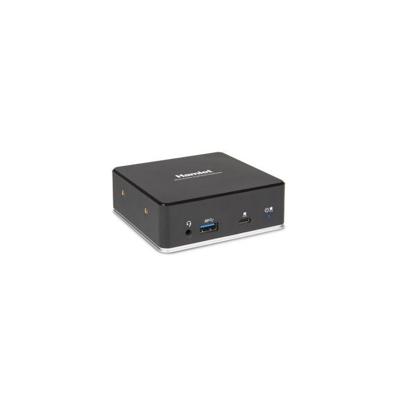 Docking station hamlet hdkc-pd8000 display doppio hdmi usb a/b