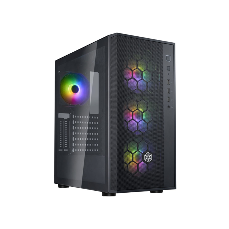 Case silverstone fara r1 pro v2 midi-tower nero [sst-far1b-pro-v2]