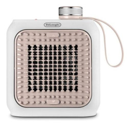 Termoventilatore de longhi hfx10b03.pk interno 360w rosa/bianco