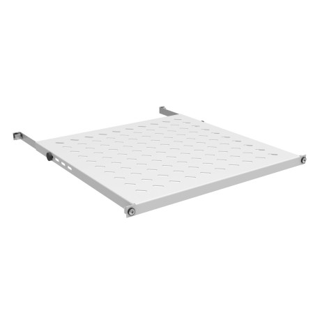 Mensola per rack 19'' oem 350-450mm 0.5u 4 punti grigio