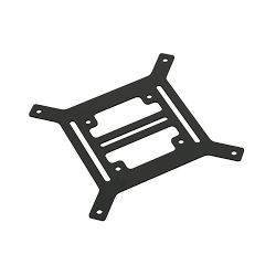 Supporto pompa barrow serbatoio 120mm piatto nero [tc bj-p]