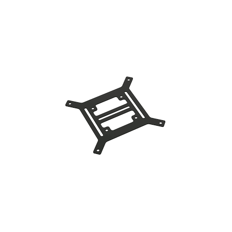 Supporto pompa barrow serbatoio 120mm piatto nero [tc bj-p]