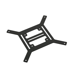 Supporto pompa barrow serbatoio 140mm piatto nero [tc bj-p14]