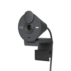 Webcam logitech brio 300 1920x1080 full hd 2mp grafite [960-001436]