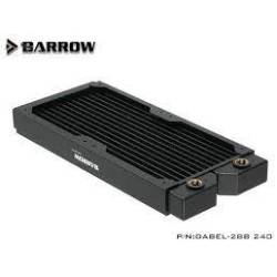 Radiatore barrow dabel-28b 240mm nero [dabel-28b 240]
