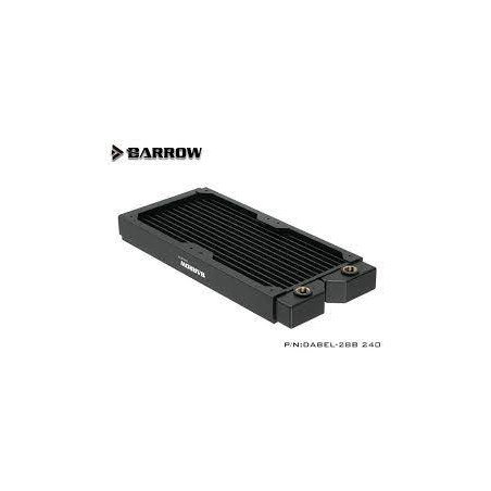 Radiatore barrow dabel-28b 240mm nero [dabel-28b 240]
